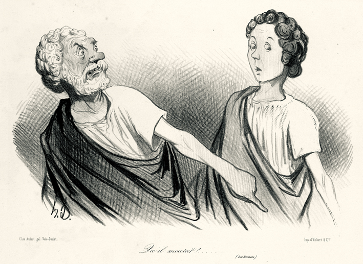  奥诺雷·杜米埃 Honore Daumier ——奎尔死了！